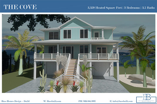 The Cove home style by Bass Built Custom Homes.