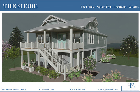 The Shore Carolina Beach Custom home.
